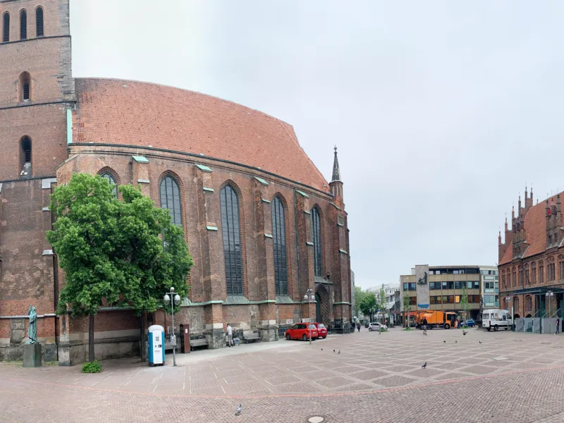 Ein Teil der Innenstadt von Hannover.